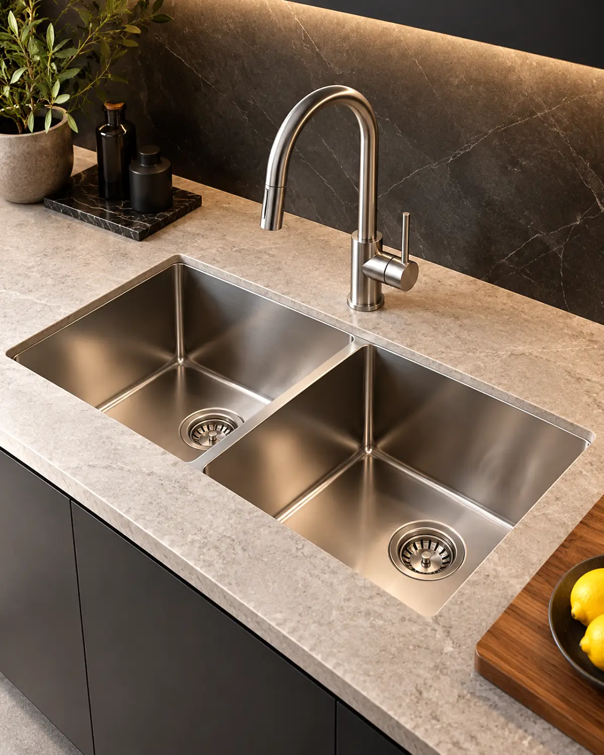 Duo Double-Bowl Sink