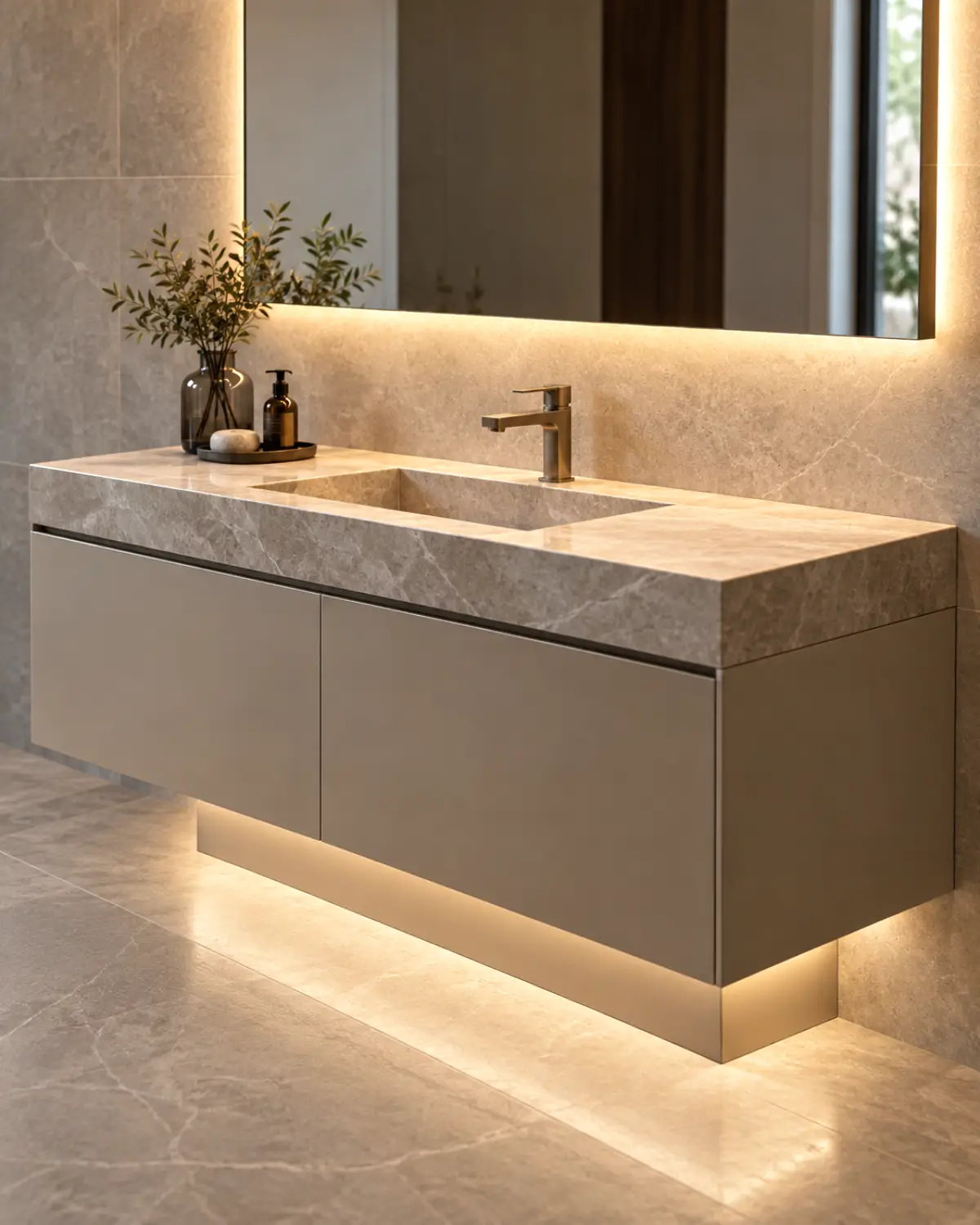Plinth Floating Vanity Unit